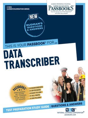 cover image of Data Transcriber